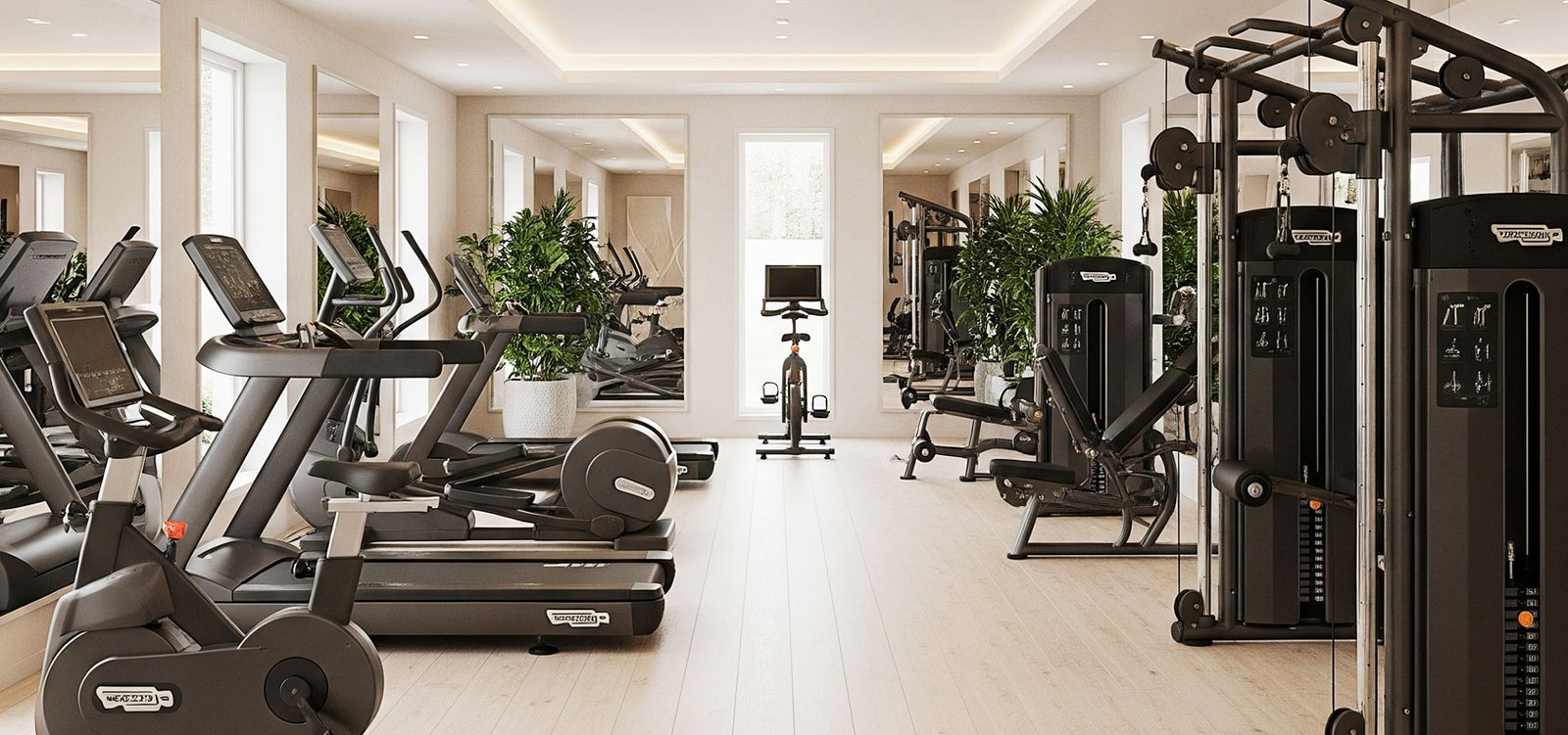 Elie Saab Residences Sector 98 Noida modern fitness studio