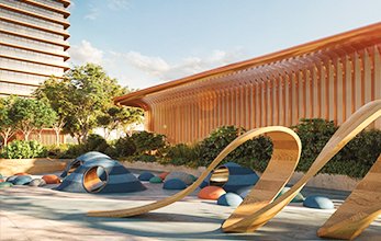 Elie Saab Residences Sector 98 Noida children play area mobile view