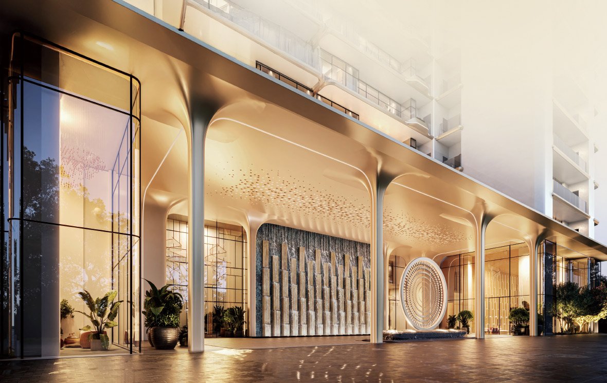 Elie Saab Residences Sector 98 Noida grand residential entrance