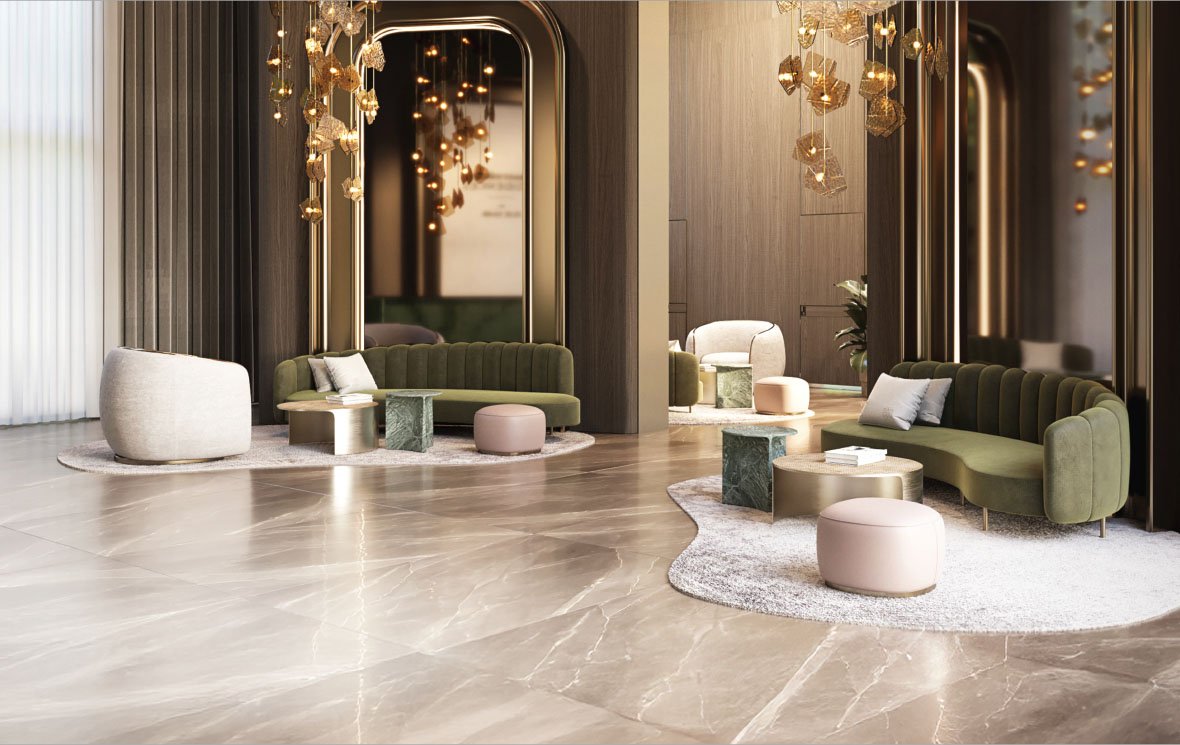 Elie Saab Residences Sector 98 Noida luxury interior living area